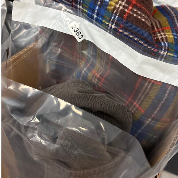 Faherty Button Up Shirt Mens Small Gray Organic Cotton Pocket Workwear Canvas - Picture 6 of 6